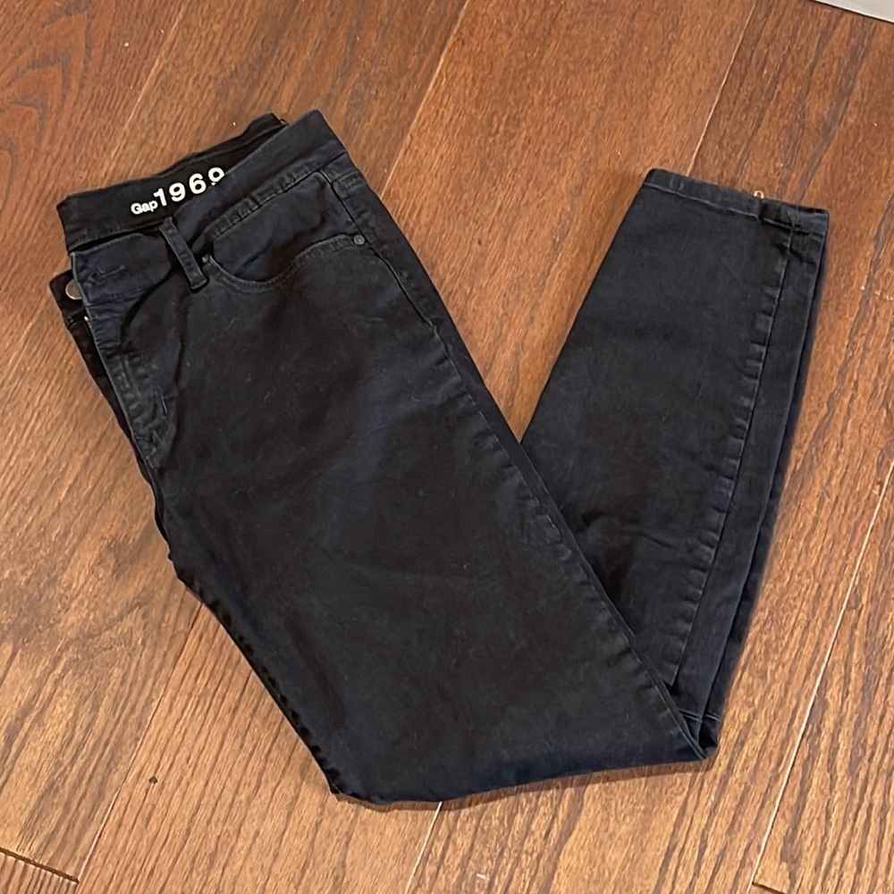 Gap Women’s Black Legging Jeans with Zippers Size 29